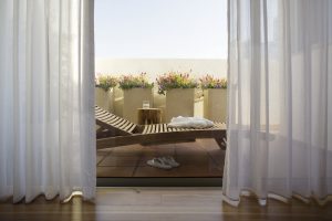 penthouse balcony, Tel Aviv, garden, hôtel, Rothschild 71, Isräl, luxe
