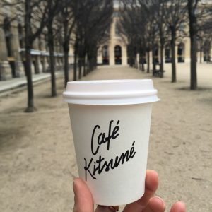 Kitsuné, café, matcha, paris, coffee shop