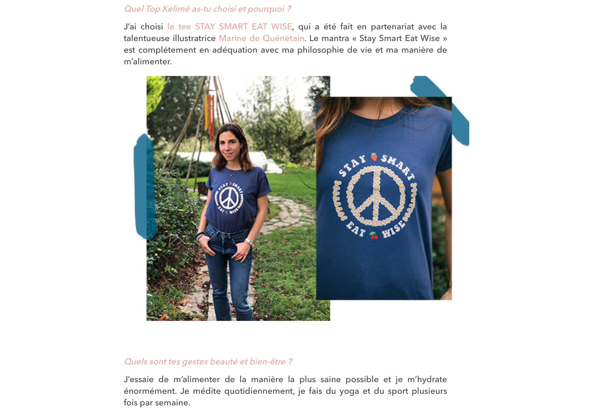 studio kelimé ; t-shirt bio ; eco-responsable ;