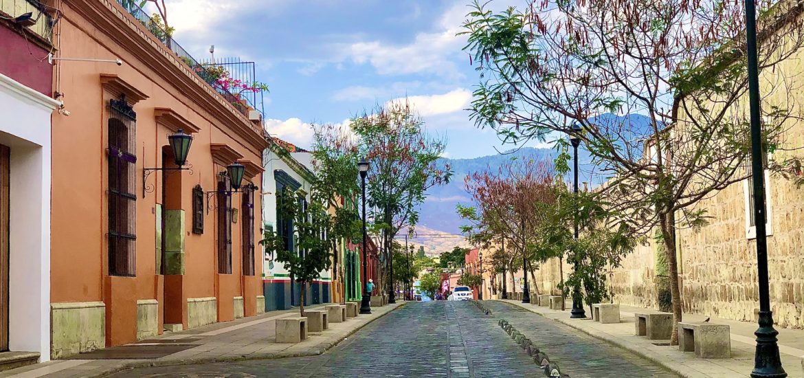 oaxaca city street ; oaxaca